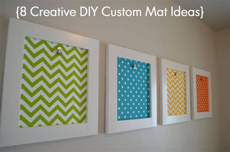 8 Creative DIY Custom Mat Ideas - Sunlit Spaces | Displaying kids ...