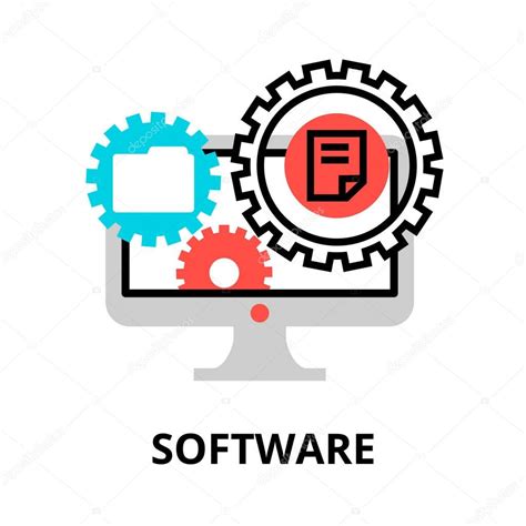 Concept of software icon, for graphic and web design — Stock Vector © RoseStudio #135222816