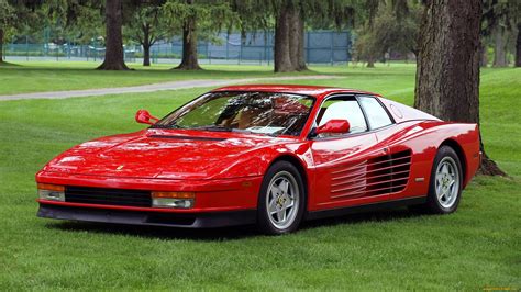 ferrari, 512, Testarossa, Supercar, Red