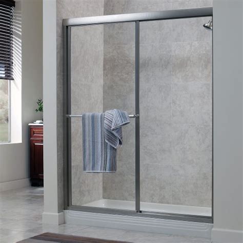 Tides Framed Sliding Shower Doors, 66" Height - CRAFT + MAIN®