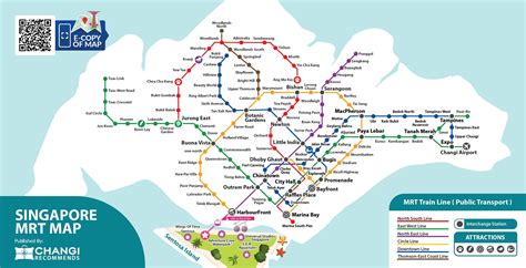 Singapore Map 新加坡旅游地图