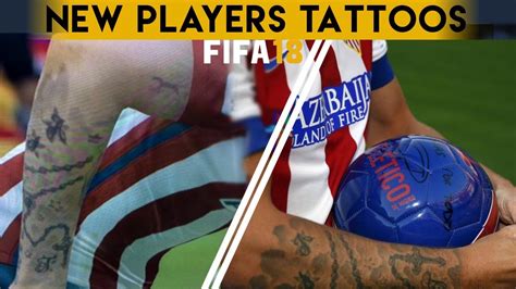 FIFA 18 - New Players Tattoos | Griezmann , Dybala & MORE - YouTube