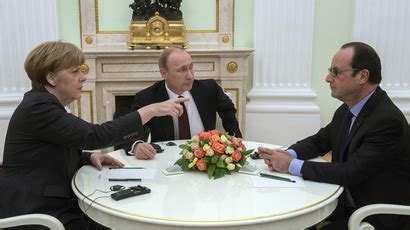 Putin-Merkel-Hollande meeting follow up — RT World News