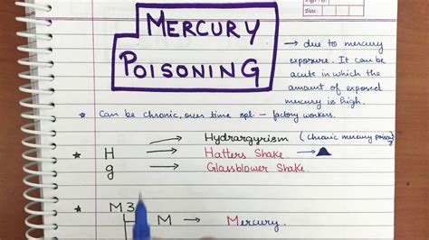 Mercury poisoning - Mnemonic Super Easy - Toxicology - YouTube