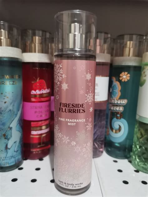 FIRESIDE FLURRIES FRAGRANCE MIST BBW, Beauty & Personal Care, Fragrance ...