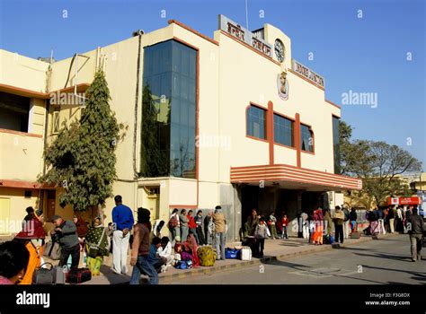 Railway station view; western railway Indore ; Madhya Pradesh ; India ...