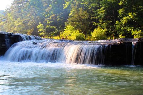 Haw Creek Falls Recreation Area in Arkansas Stock Image - Image of ...