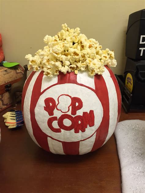 Popcorn pumpkin for a pumpkin decorating contest Decorating Pumpkins ...