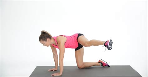 How to Do Fire Hydrant Exercise | GIF | POPSUGAR Fitness