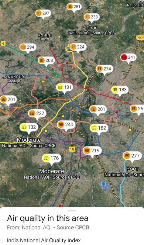 Today Delhi Air Quality Index (Air Quality is going to Bad Situation) : r/delhi