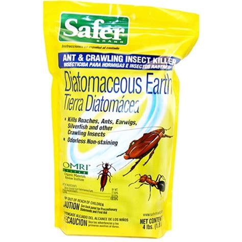 Safer Brand 4 lb Diatomaceous Earth Ant and Crawling Insect Killer - Walmart.com