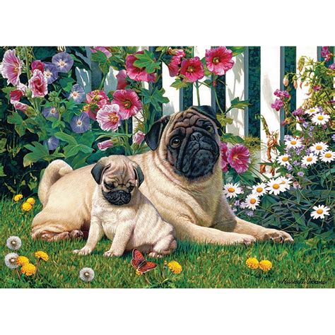 Cobble Hill Pug Family 1000 Piece Jigsaw Puzzle - Walmart.com - Walmart.com