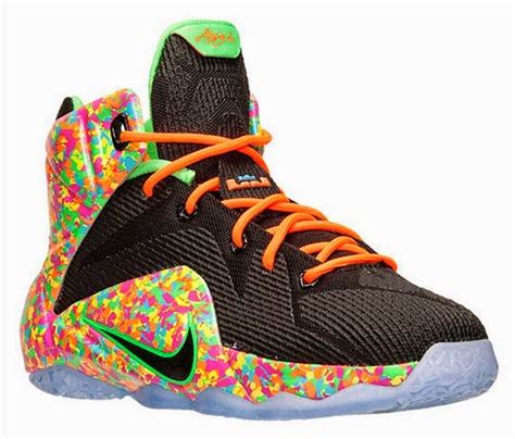 THE SNEAKER ADDICT: Nike LeBron 12 'Cereal/Fruity Pebbles Sneaker ...