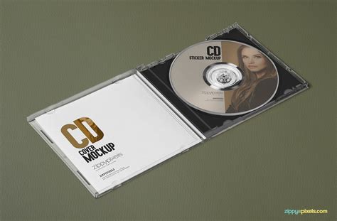 Free Plastic CD Case Mockups | ZippyPixels