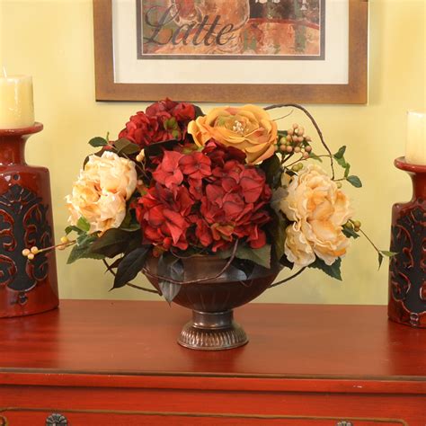 Grande Silk Hydrangea Silk Flower Arrangement AR259 Hydrangea Flower Centerpiece [AR259] - $250. ...