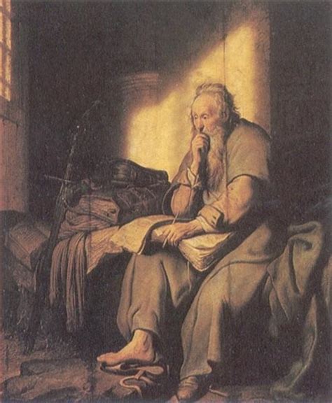 St. Paul in Prison, 1627 - Rembrandt - WikiArt.org