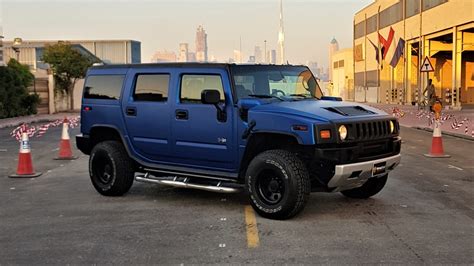 Hummer H2 - Blue Matt wrap | WrapStyle