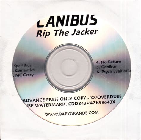 canibus rip the jacker cd promo | eBay