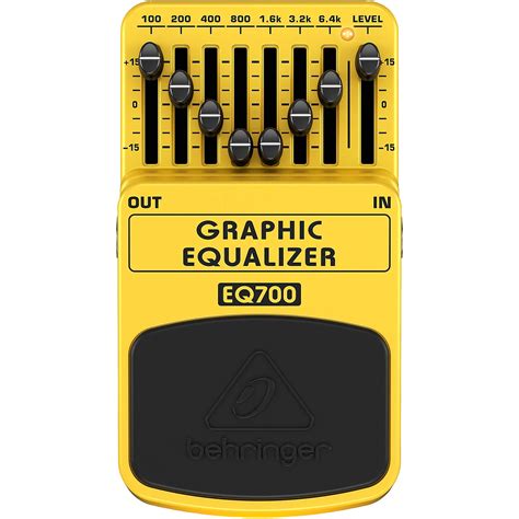 Behringer EQ700 Graphic Equalizer 7-Band EQ Pedal | Musician's Friend