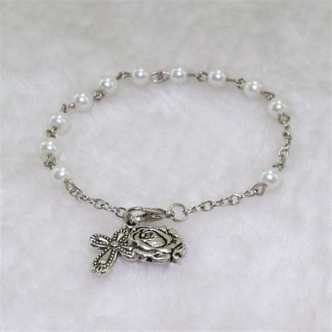 6mm Handmade Rosary Cross Bracelet (CB138) - Rosary Bracelet - Products ...