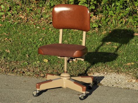 Vintage Office Chair, Industrial Decoration, Decorative Beige Seat ...