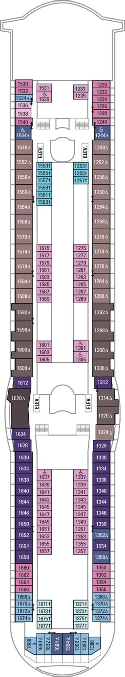 Voyager of the Seas Deck Plans- Royal Caribbean International Voyager of the Seas Cruises ...