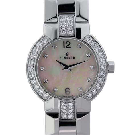 Concord La Scala Mother of Pearl Dial Ladies Watch - Boca Raton