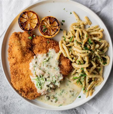 Pork Schnitzel with Spaetzle | So Much Food