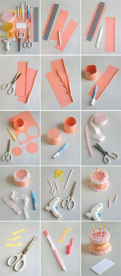 Paper Birthday Cake Box | Diy birthday gifts, Cake boxes diy, Birthday diy