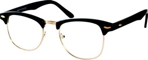 Asos Clubmaster Glasses with Clear Lens in Black for Men | Lyst