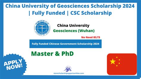 China University of Geosciences Scholarship 2024 | Fully Funded | CSC Scholarship ...