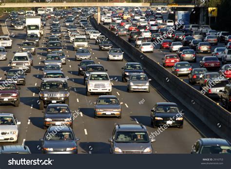 Traffic Jam Los Angeles Stock Photo (Edit Now) 2916753