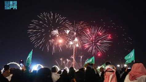 93rd Saudi National Day Fireworks dazzled millions of citizens and ...