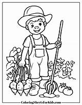 Farmer Coloring Pages Free Printable PDFs  Sheets For Kids sketch template