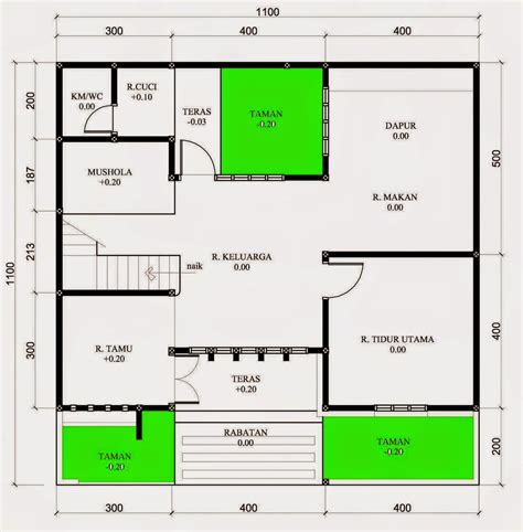 Contoh Gambar Sketsa Rumah - Satu Trik