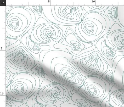 Topographical Map Fabric | Map fabric, Fabric, Topographic map