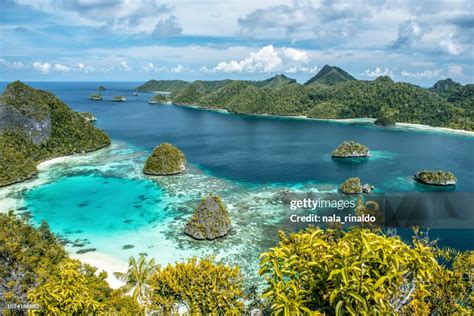 View From Wayag Island Raja Ampat West Papua Indonesia High-Res Stock ...