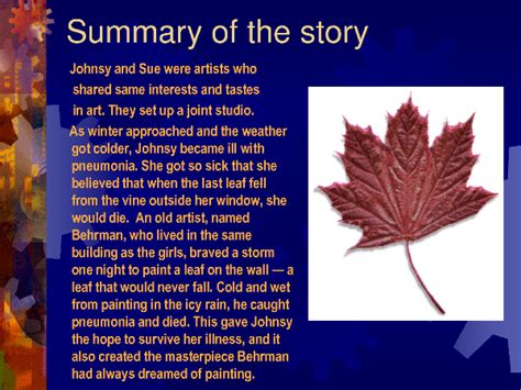 O Henry The Last Leaf Summary