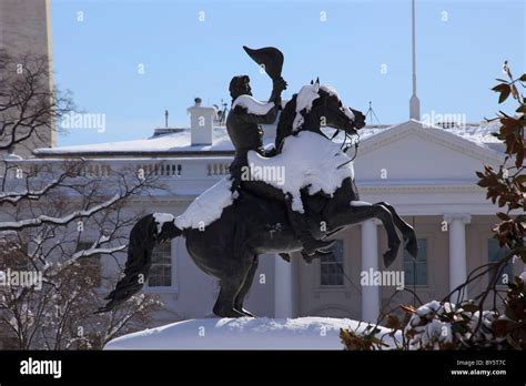 Andrew jackson statue white house hi-res stock photography and images ...