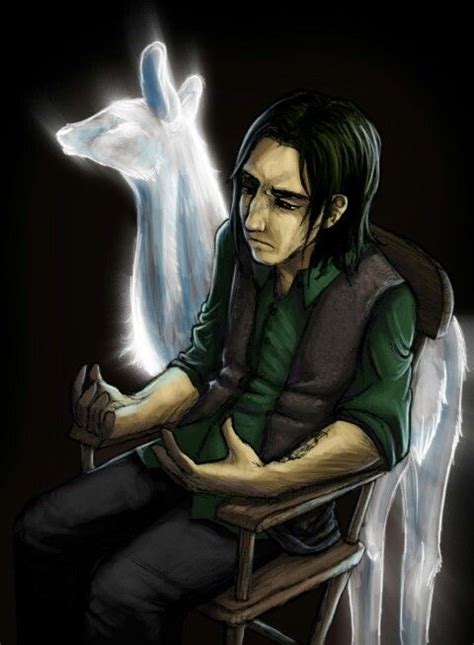 Severus and his patronus | Professor severus snape, Harry potter, Harry potter art