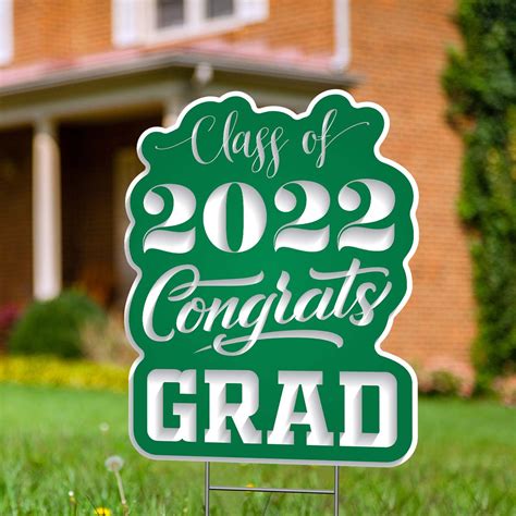 Buy PixiPy Graduation Yard Sign 2022 17x13in Graduation Signs for Yard & Class of 2022 ...