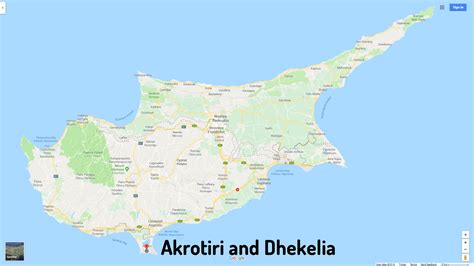 Akrotiri Map - Akrotiri and Dhekelia