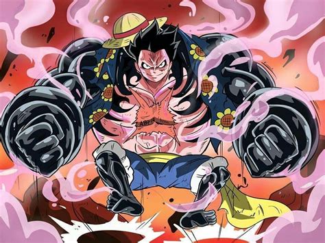 Ruffy gear 4 | Luffy gear fourth, One piece luffy, Luffy gear 4