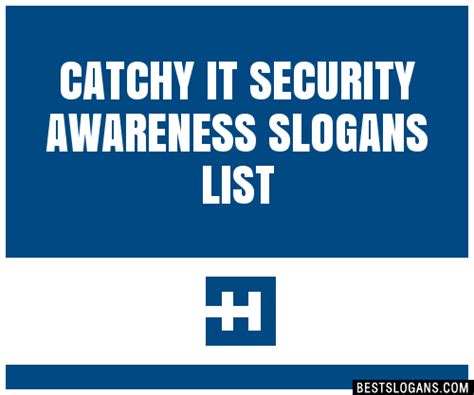 30+ Catchy It Security Awareness Slogans List, Taglines, Phrases ...