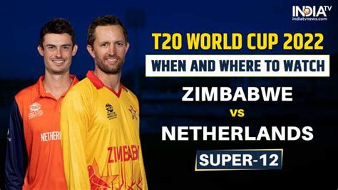 ZIM vs NED, T20 World Cup Live Streaming: When and where to watch Zimbabwe vs Netherlands on TV ...