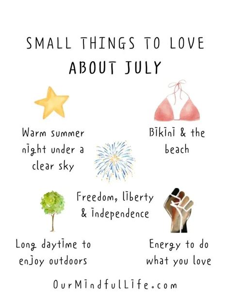 42 July Quotes To Enjoy Summer To The Fullest - Our Mindful Life