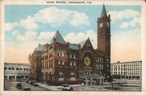 Union Station Indianapolis, IN Postcard