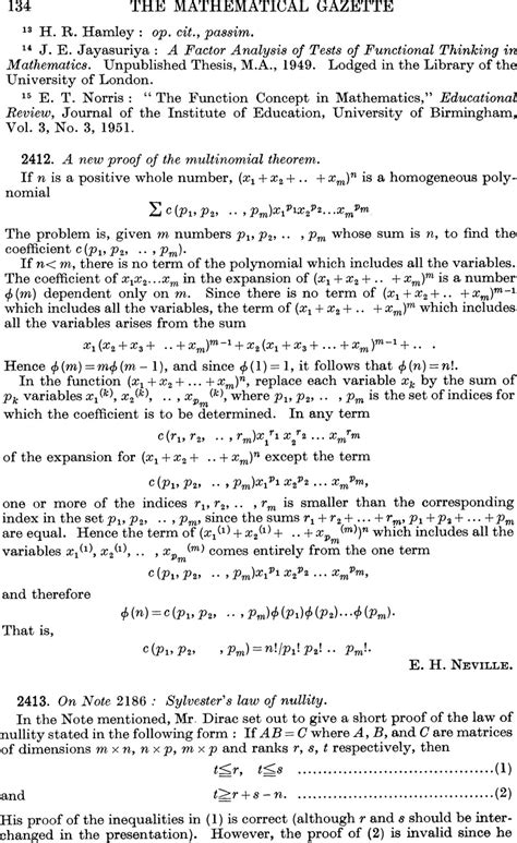 2412. A new proof of the multinomial theorem | The Mathematical Gazette | Cambridge Core