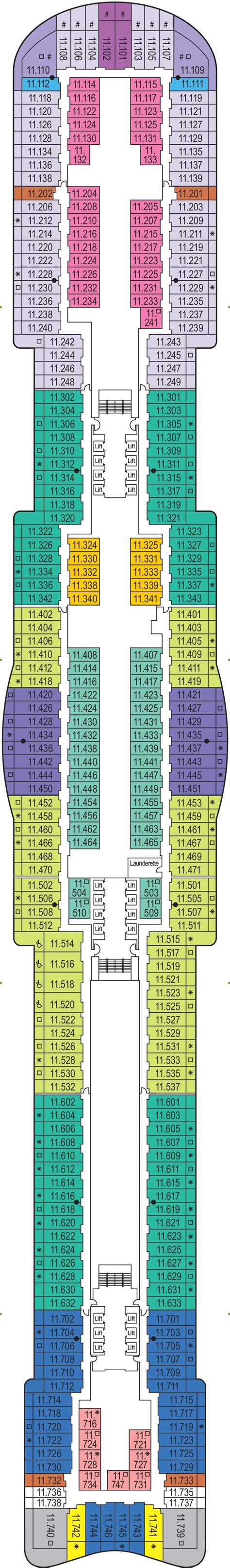 Iona – Deck Plans - Planet Cruise