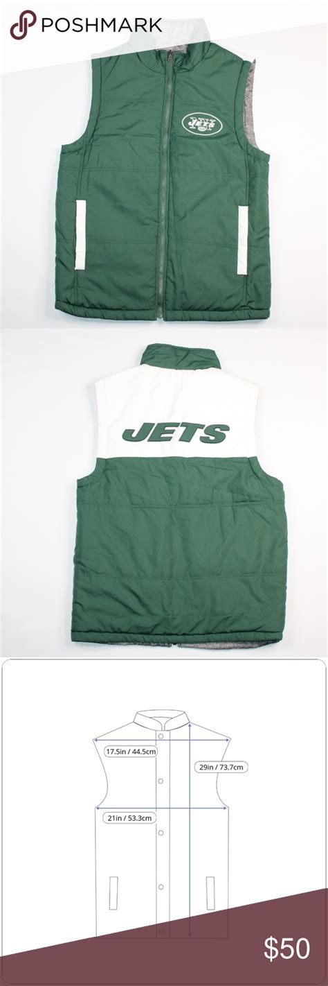 New York Jets Vest Reversible NFL Football | New york jets, Nfl football, Vest